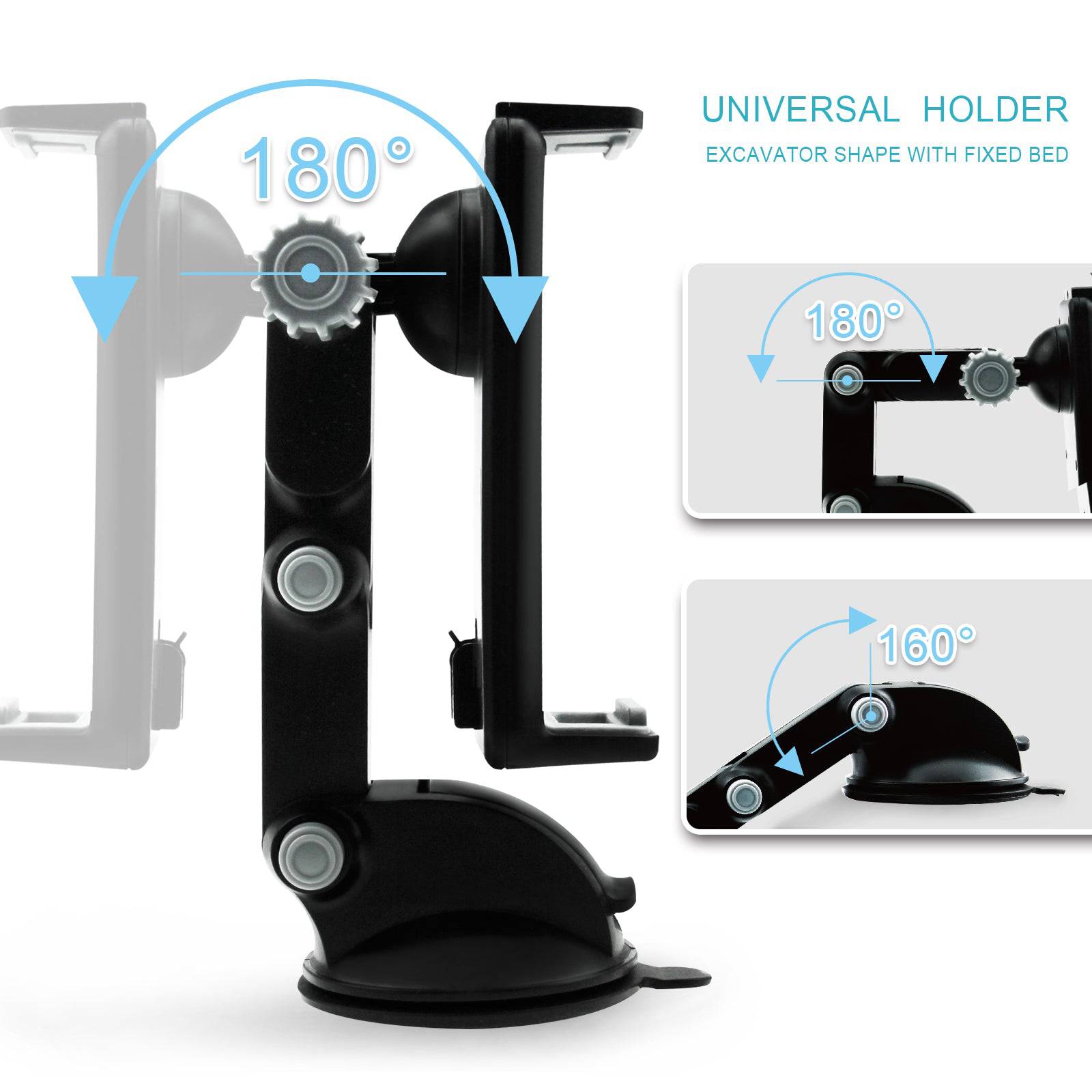 Esoulk Universal Car Holder for Tablet & Smartphone – Versatile, Adjustable, and Built for All Devices.