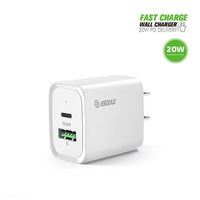 Esoulk 20W PD and QC Fast Wall Charger for USB Type C and USB PD.