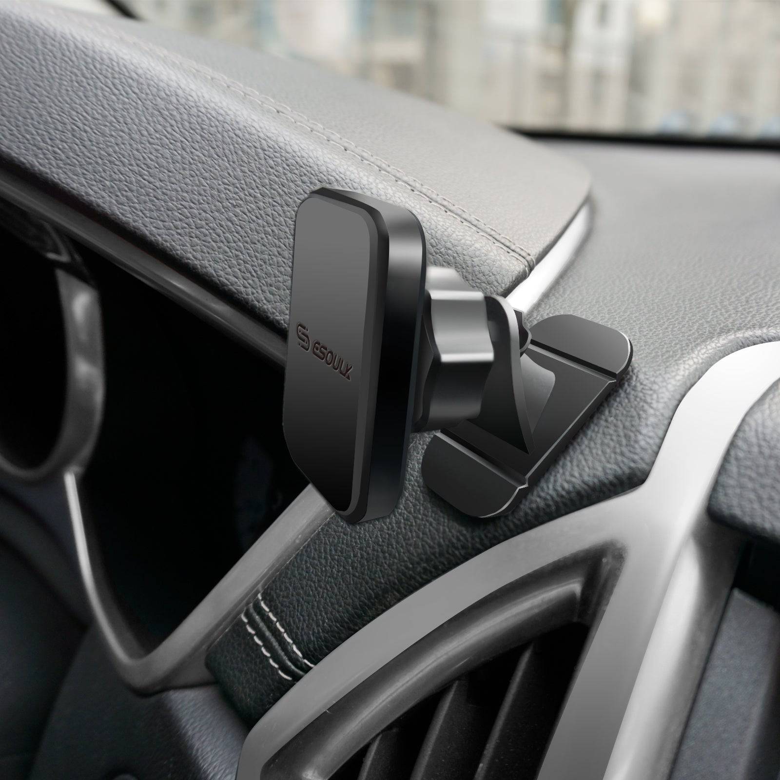 Esoulk Magnetic Car Phone Holder with Easy stick-on installation.