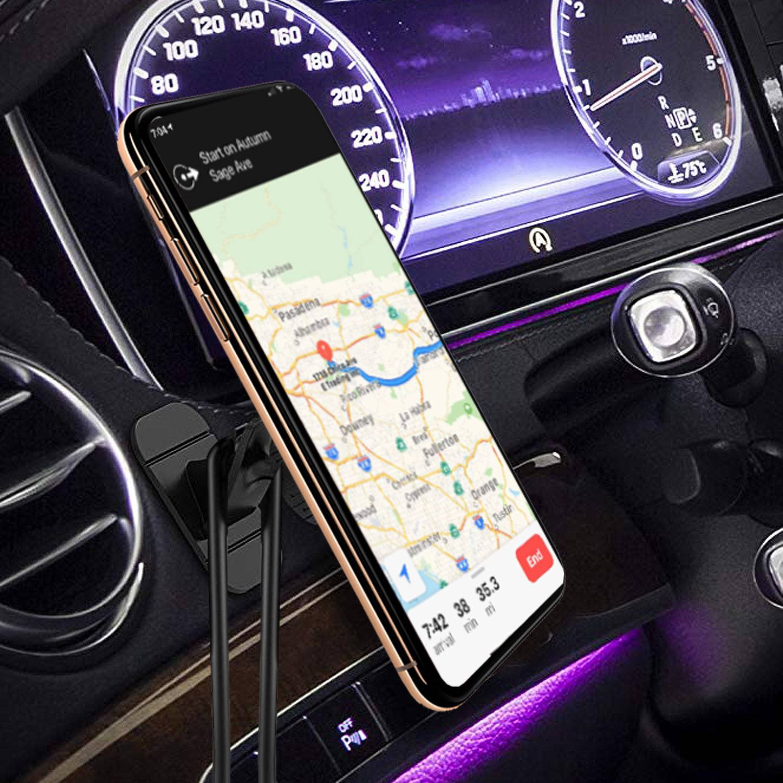 Esoulk Magnetic Car Phone Holder with Easy stick-on installation.