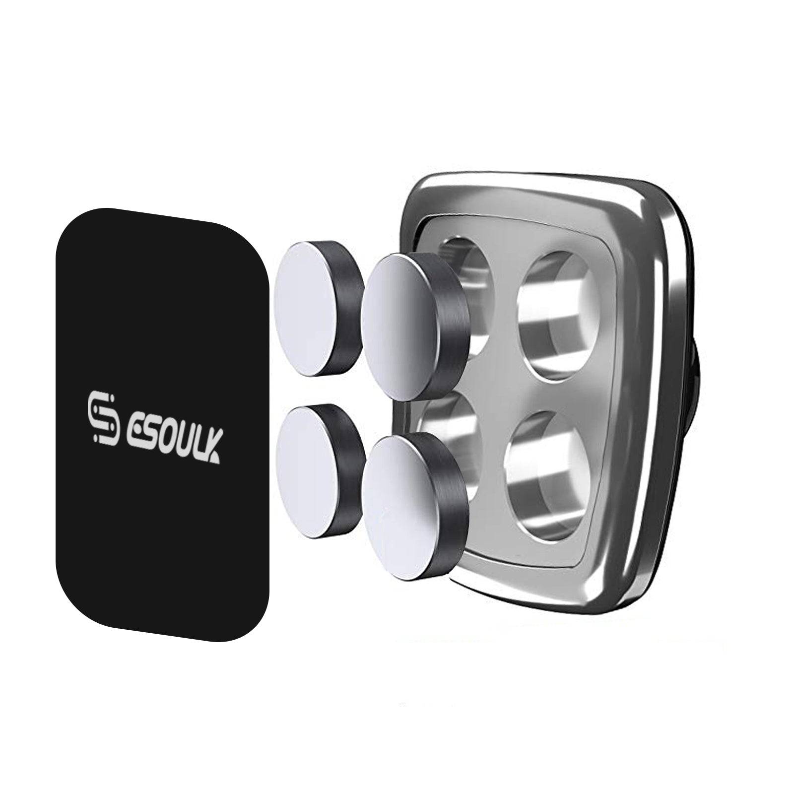 Esoulk Magnetic Car Phone Holder with Easy stick-on installation.