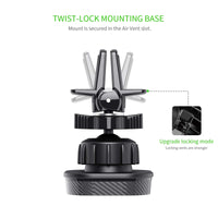 Esoulk Magnet Air Vent Car Holder for iPhone models and Android Devices.