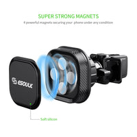 Esoulk Magnet Air Vent Car Holder for iPhone models and Android Devices.