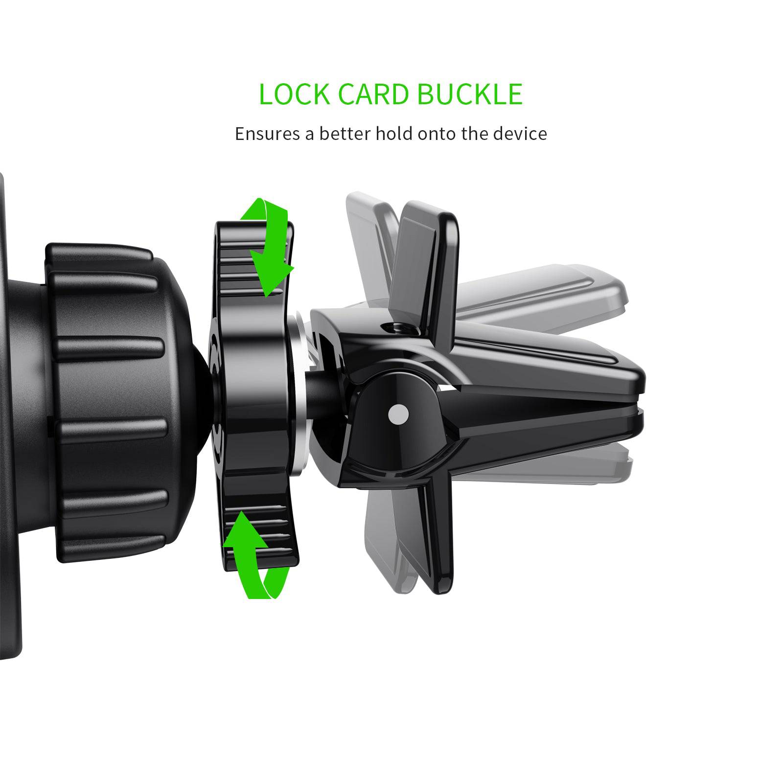 Esoulk Magnet Air Vent Car Holder for iPhone models and Android Devices.