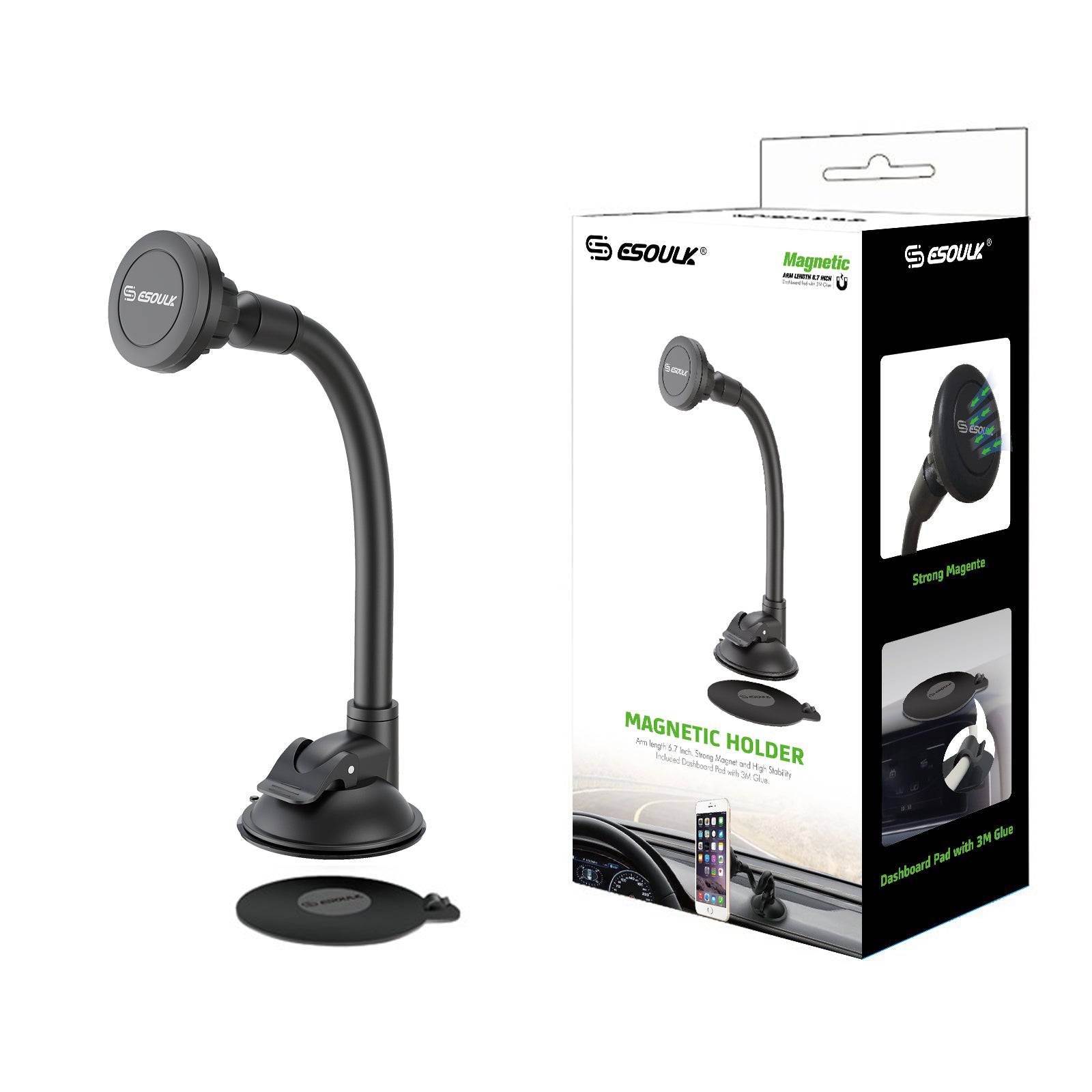 Esoulk Magnetic Phone Holder for Car with Long Arm.