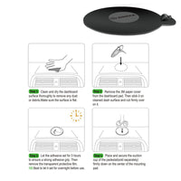 Esoulk Universal Dashboard Car Holder Car Mount for iPhone models and Android Devices.