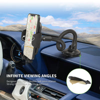 Esoulk Universal Car Mount for smart phones with extended Arm Length 11''.
