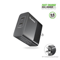 Esoulk 45W PD Fast Wall Charger Dual USB-C.