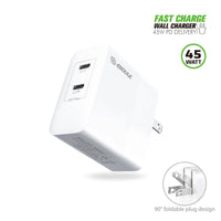 Esoulk 45W PD Fast Wall Charger Dual USB-C.