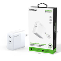 Esoulk 45W PD Fast Wall Charger Dual USB-C.
