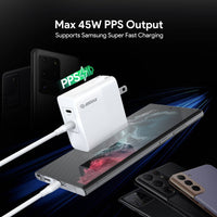 Esoulk 45W PD Fast Wall Charger Dual USB-C.