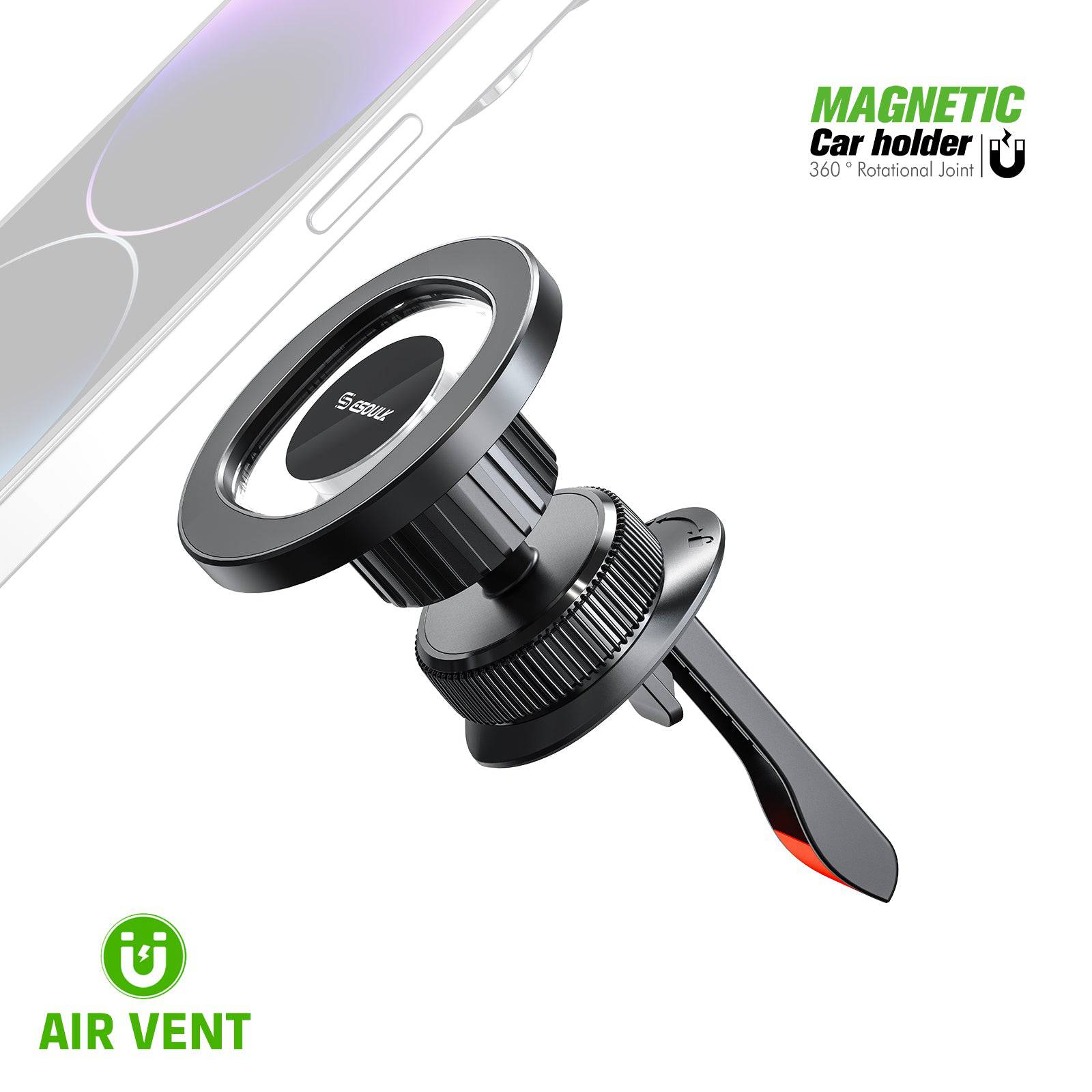 Esoulk Air Vent Magnetic Car Phone Holder.