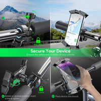 Esoulk Universal Bicycle Mount for Smart Phone Devices.