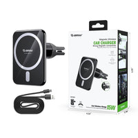 Esoulk Strong Magnetic Wireless Car Charger with Air Vent Clip for Phones.