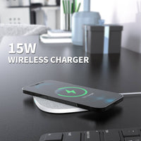 Esoulk 15W Wireless Fast Charger Pro with 5ft Cable.