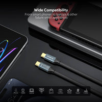 Esoulk 6.6ft 100W USB Type C to Type C Data Sync Cable.