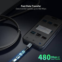 Esoulk 6ft USB C to C Cable.