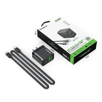 Esoulk 30W PD &QC Fast Charge Wall Charger with 5ft USB-C to USB-C Cable.
