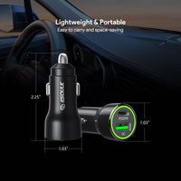 Esoulk Fast Car Charger with PD30W and QC18W Dual Charge.