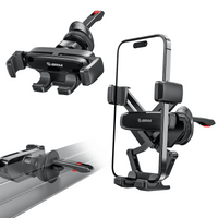 Esoulk Gravity Air Vent Car Phone Holder for iPhone models and Android devices.