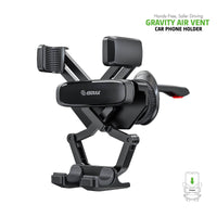 Esoulk Gravity Air Vent Car Phone Holder for iPhone models and Android devices.