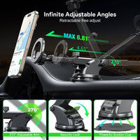 Esoulk Magnetic Bracket Windshield & Dash Mount.