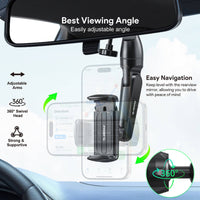 Esoulk Car Rearview Mirror Phone Holder.