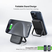 Esoulk Magnetic Power Bank 5000mAh Foldable & Portable Design.