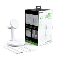 Esoulk 3-IN-1 Magnetic Wireless Fast Charger Stand | Multiple Charging Placement Methods.