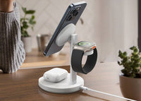 Esoulk 3-IN-1 Magnetic Wireless Fast Charger Stand | Multiple Charging Placement Methods.