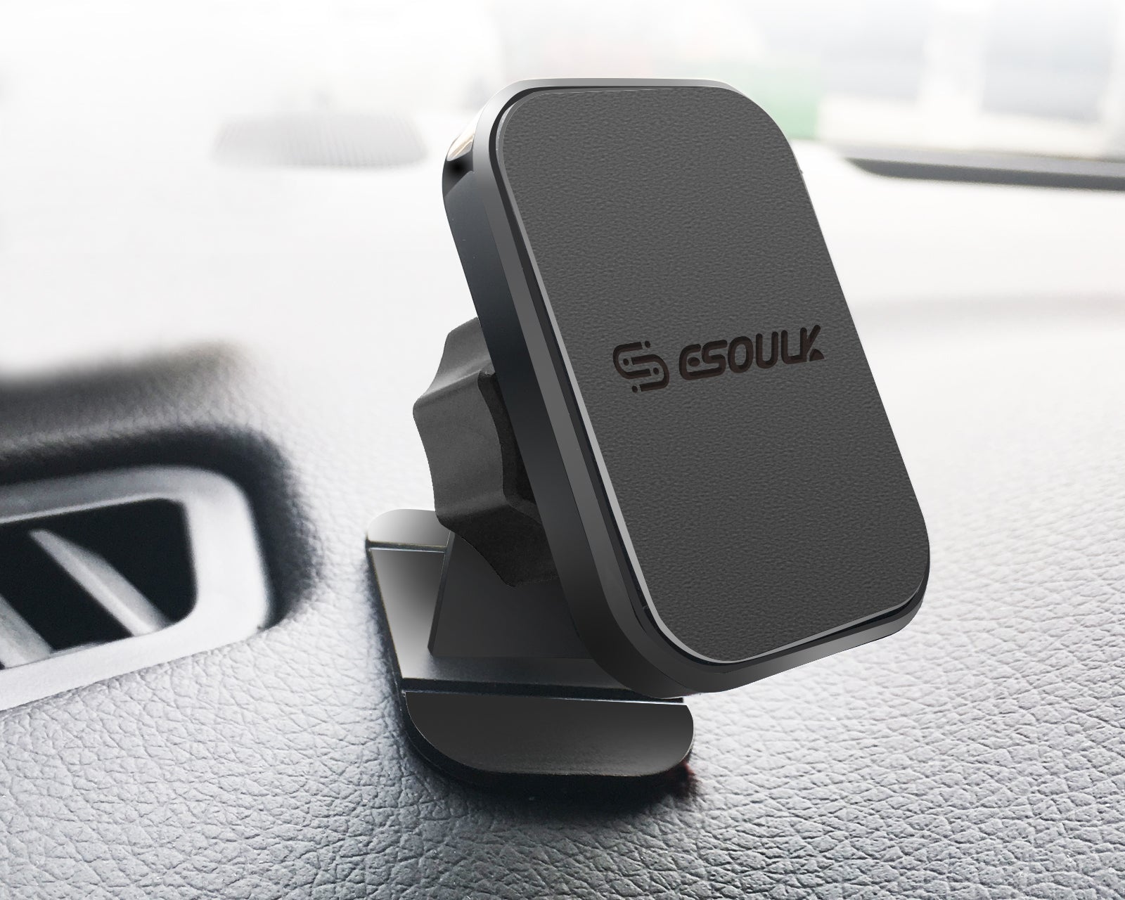 Esoulk Magnetic Car Phone Holder with Easy stick-on installation