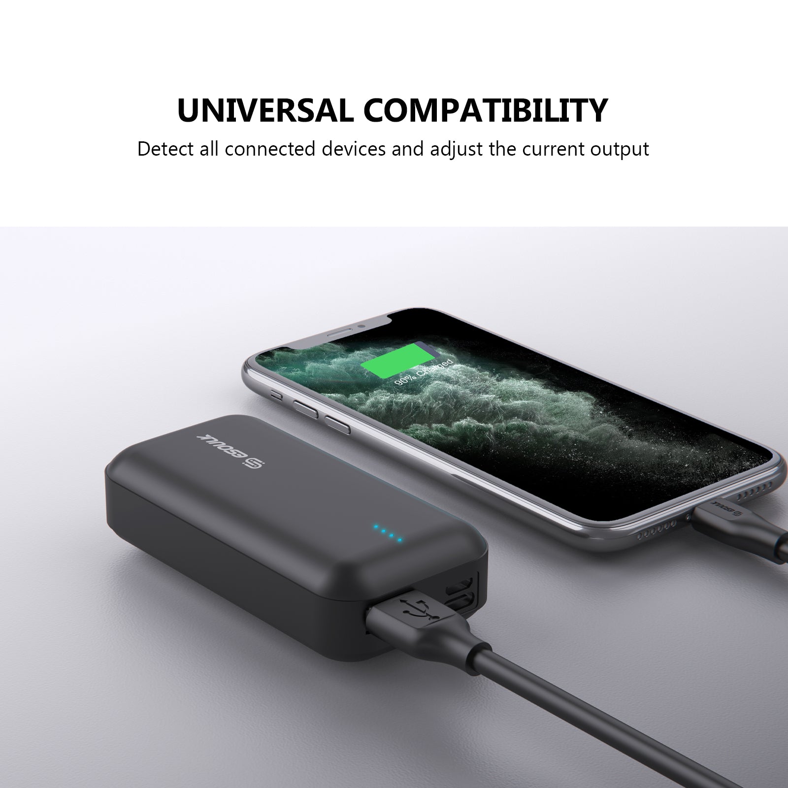 Esoulk Universal Power Bank for multiple devices