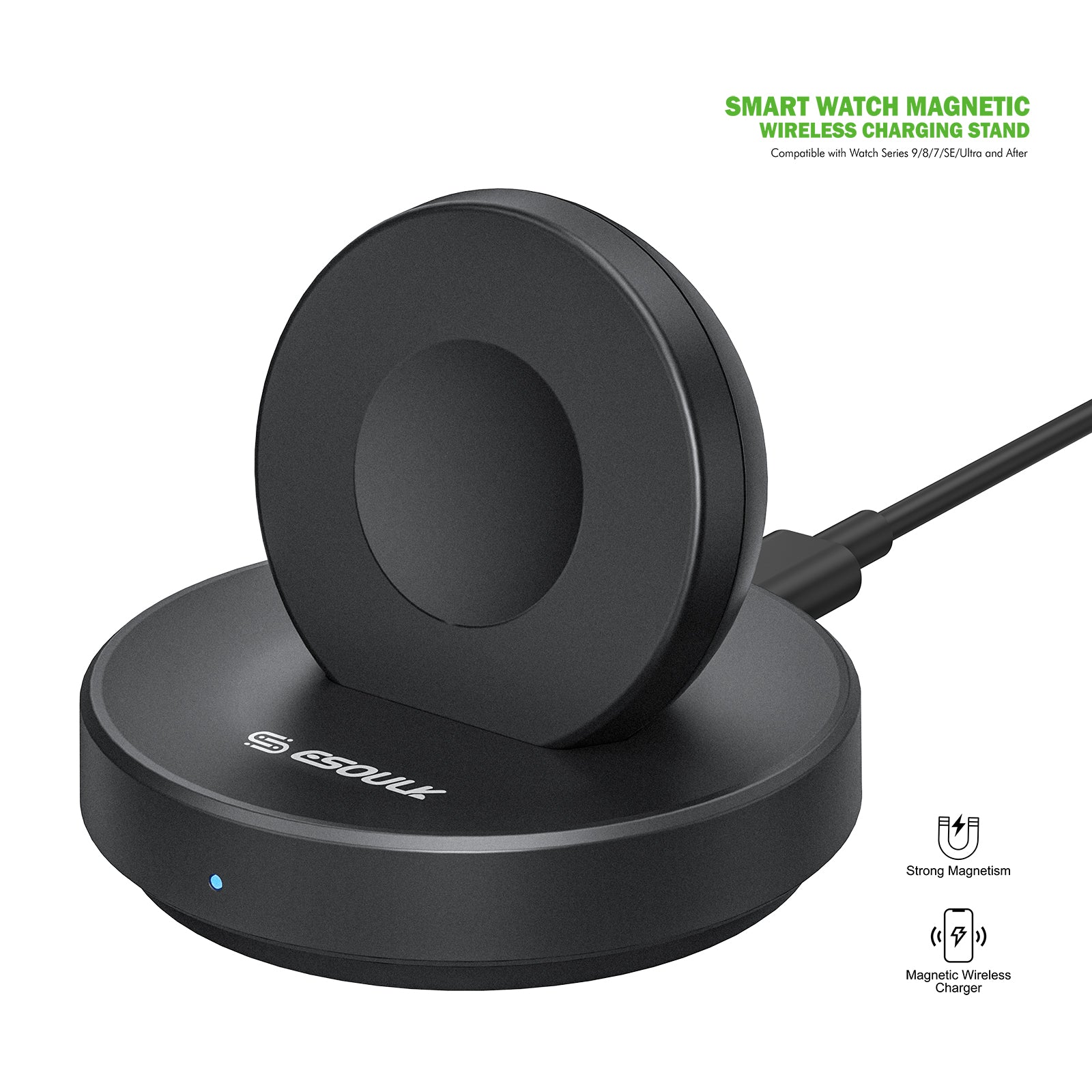 Esoulk Wireless Magnetic High Speed Charger for Smart Watch